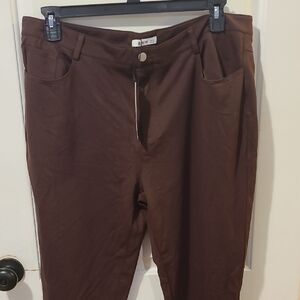 NWT Basic Bae Brown Plus Size Pants